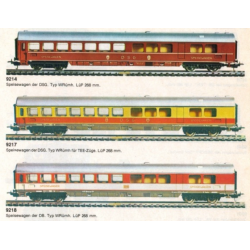 Trittbretter für Lima DB Speisewagen z.B. 309214